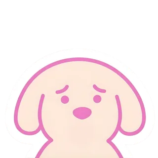 Perrito preocupado